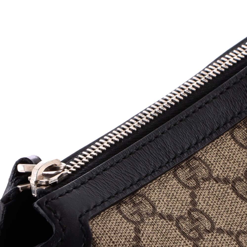 Gucci Web Messenger Bag Gg Coated #240755G10B - Picture 7 of 8